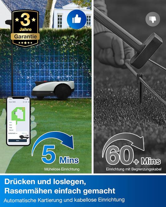 ECOVACS Goat O500 Mähroboter 500 m², LiDAR & ohne Kabel