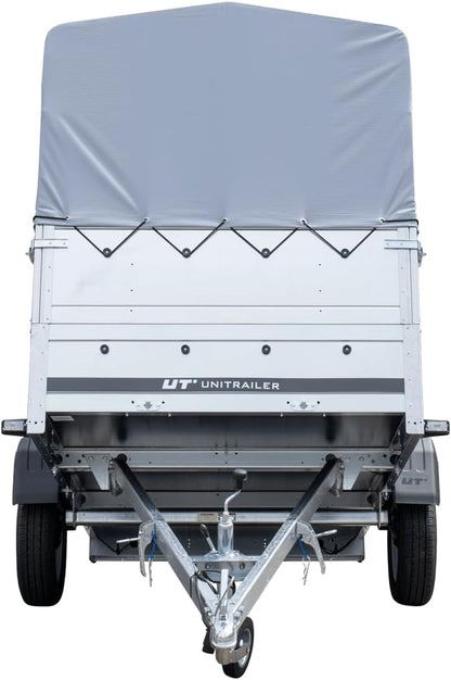 Unitrailer Tilting Hanger 230 with High Tarpaulin and Jockey Wheel