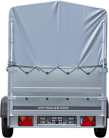 Unitrailer Tilting Hanger 230 with High Tarpaulin and Jockey Wheel