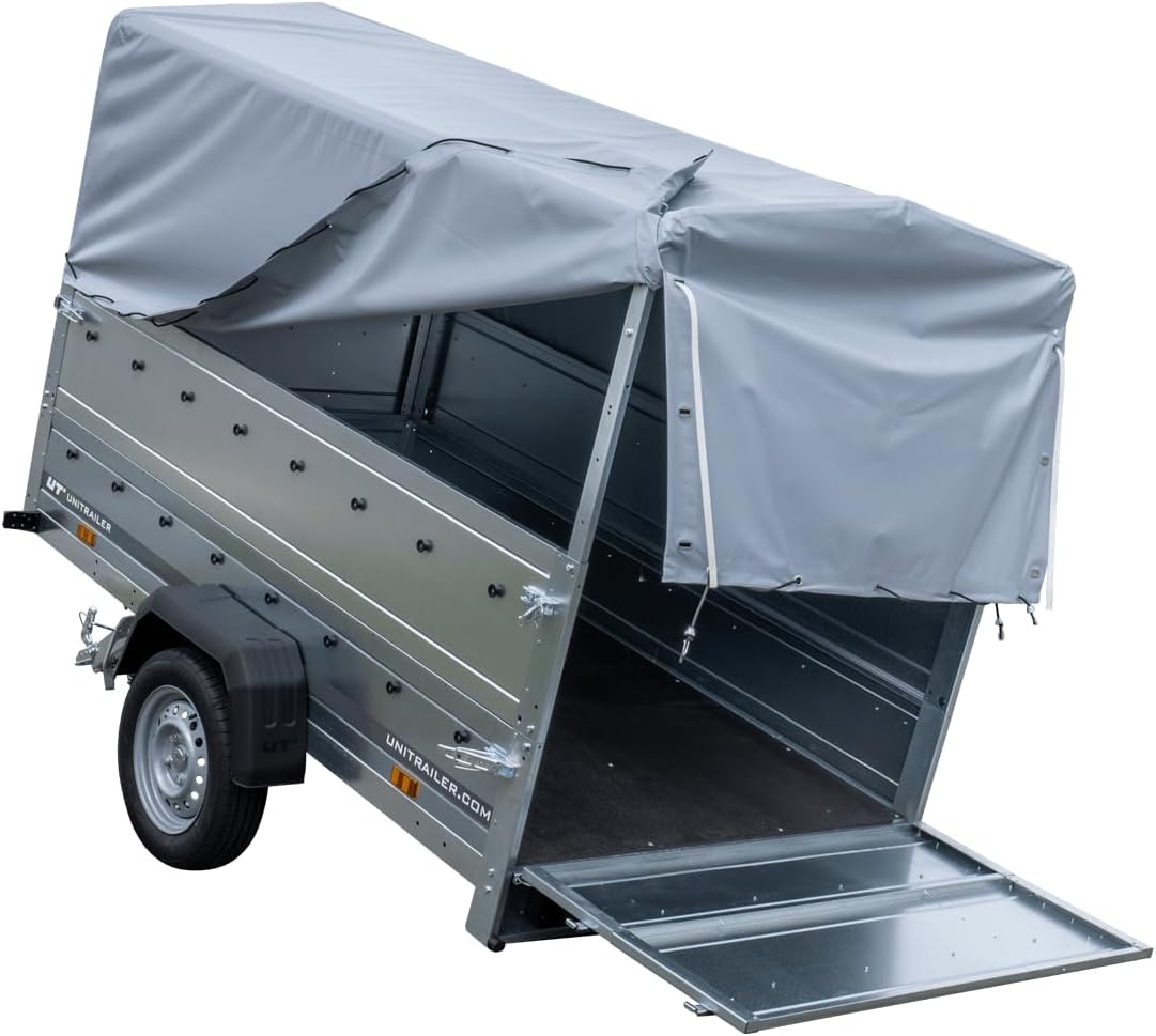 Unitrailer Tilting Hanger 230 with High Tarpaulin and Jockey Wheel