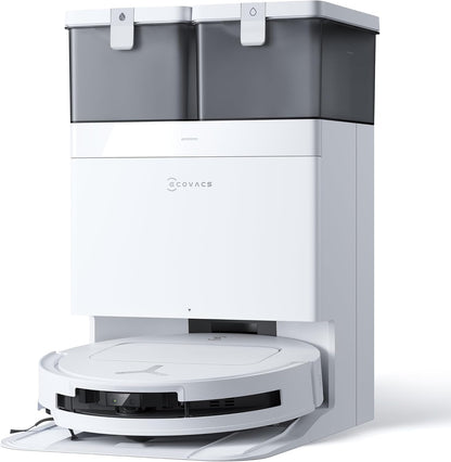 ECOVACS DEEBOT T50 Omni Gen2 Saugroboter: 21.000 Pa, Wischfunktion, ZeroTangle, All-in-One Station, Weiß