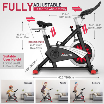 JOROTO X2 Pro: Heimtrainer mit Magnetwiderstand & LCD-Monitor
