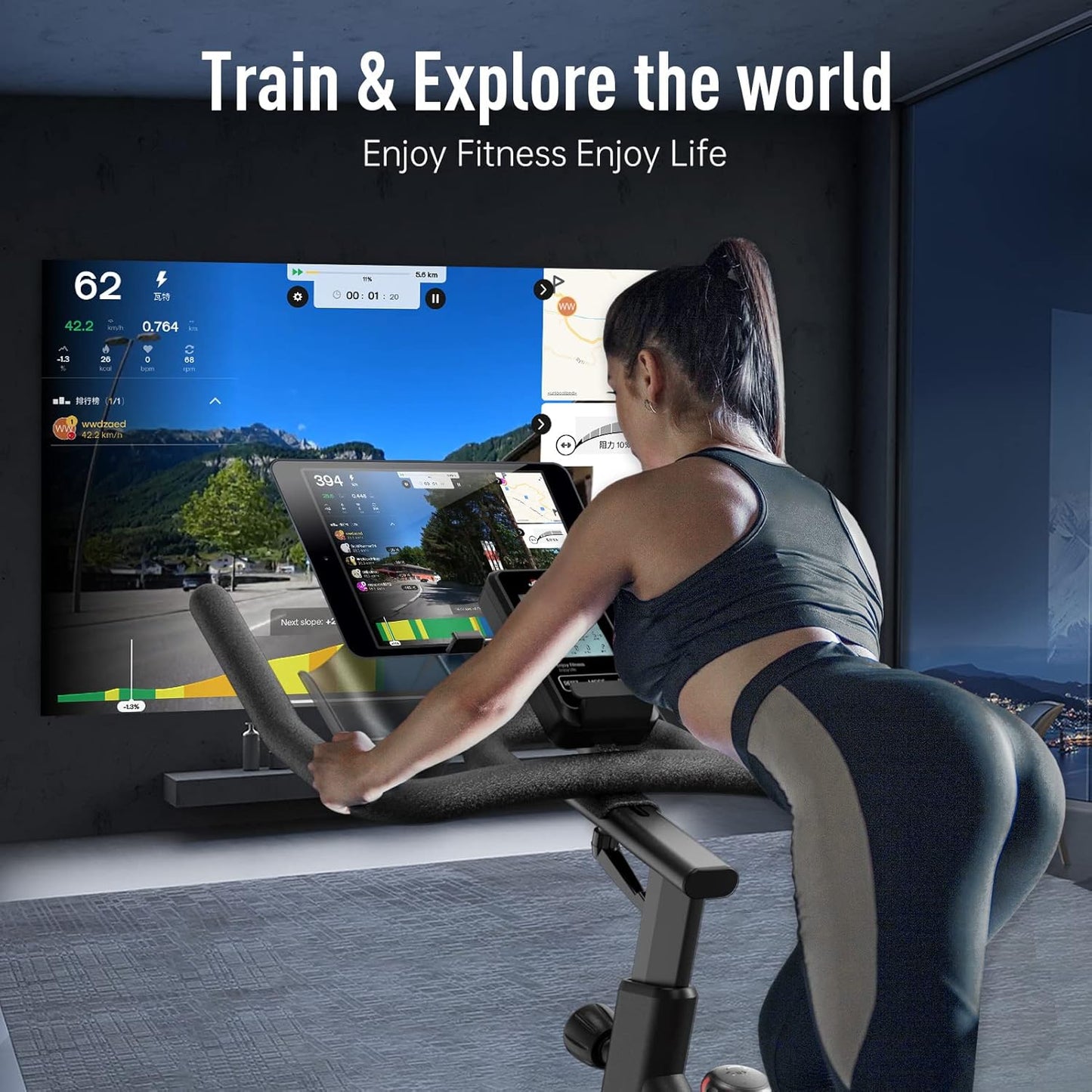 JOROTO X4S: Bluetooth Heimtrainer mit Magnetwiderstand