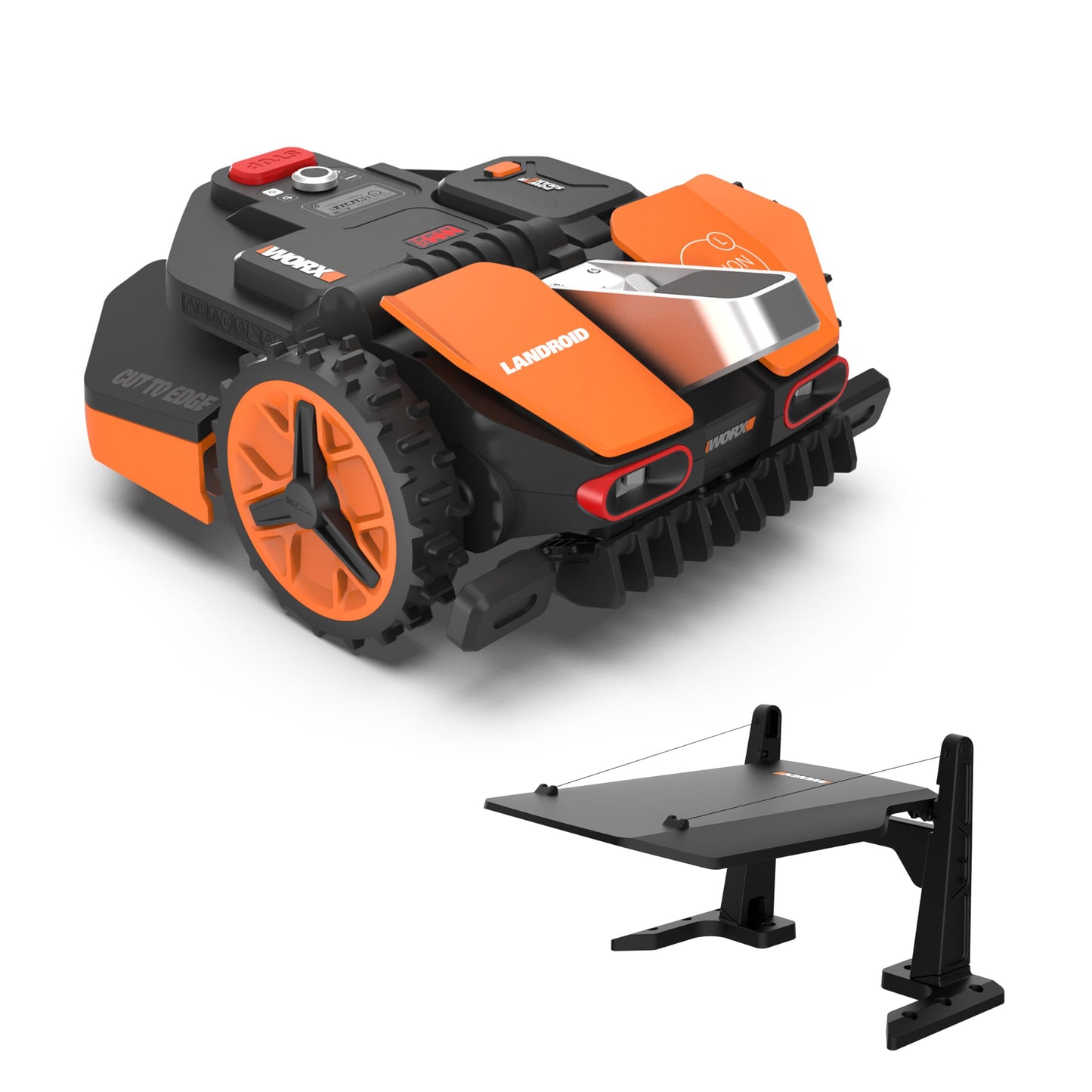 WORX Landroid Vision M800 Mähroboter WR208E.1 für Gärten bis 800m², AI Rasenmäher Roboter ohne Begrenzungskabel (WLAN & Bluetooth, aktive Hindernisvermeidung mit KI-Technologie, Igelschutz)