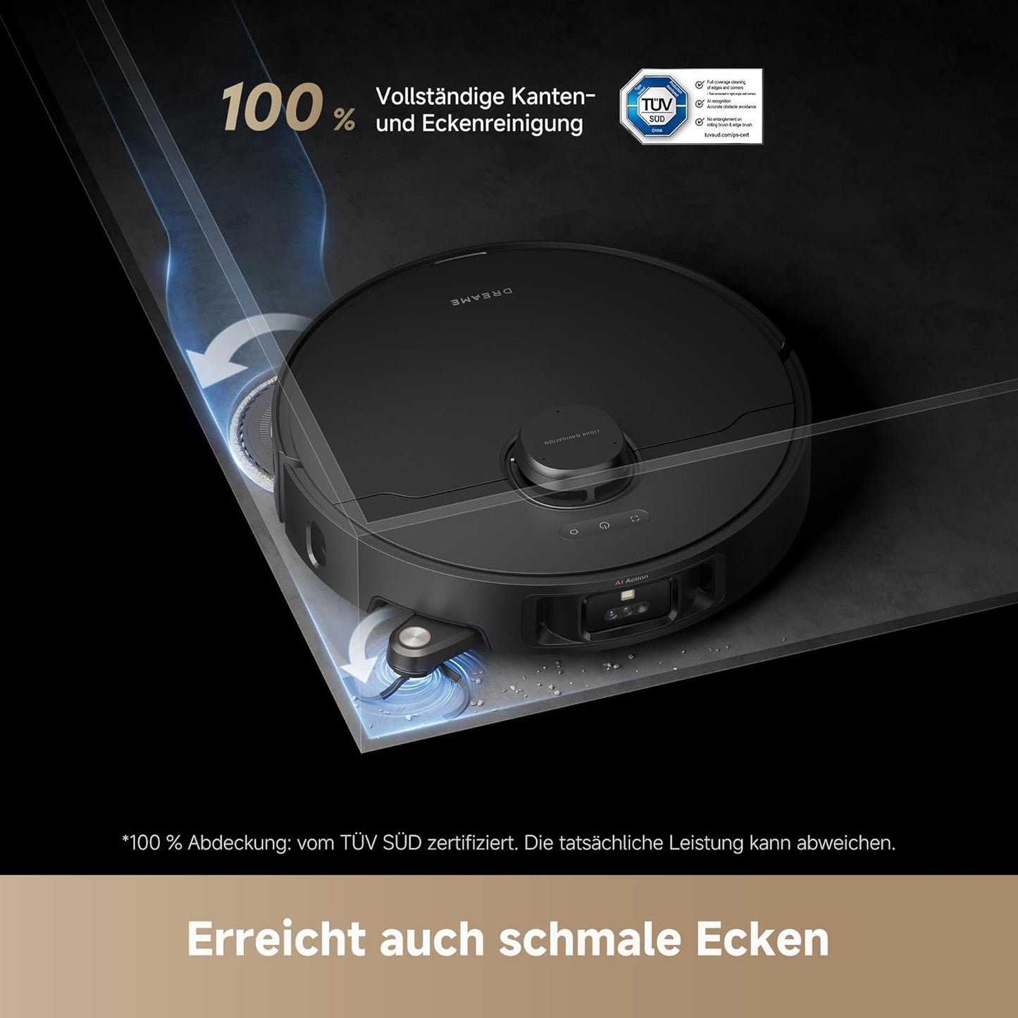Dreame L40s Pro Ultra, 19,000Pa, Selbstreinigend, Hindernisvermeidung, Sprachsteuerung