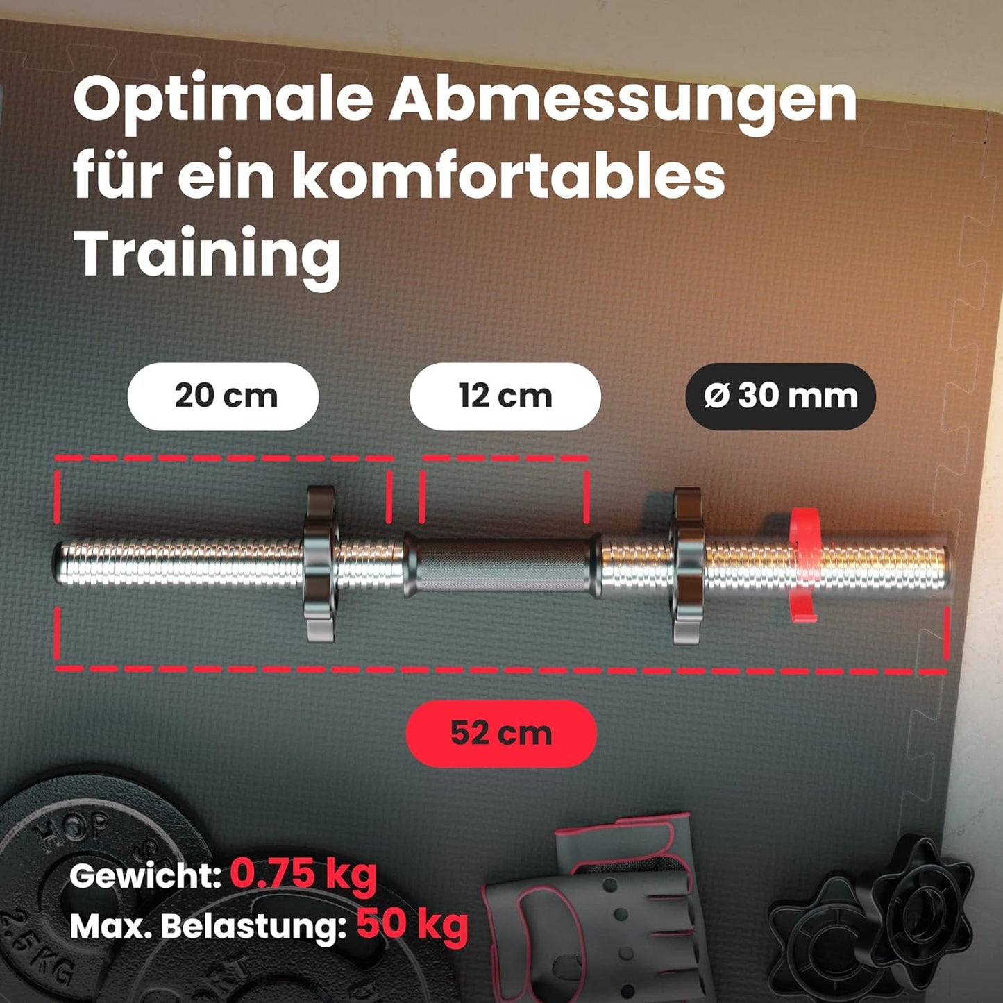 Hop-Sport Hantelbank: Multifunktional mit Latzug, verstellbarer Schrägbank & Hantelset