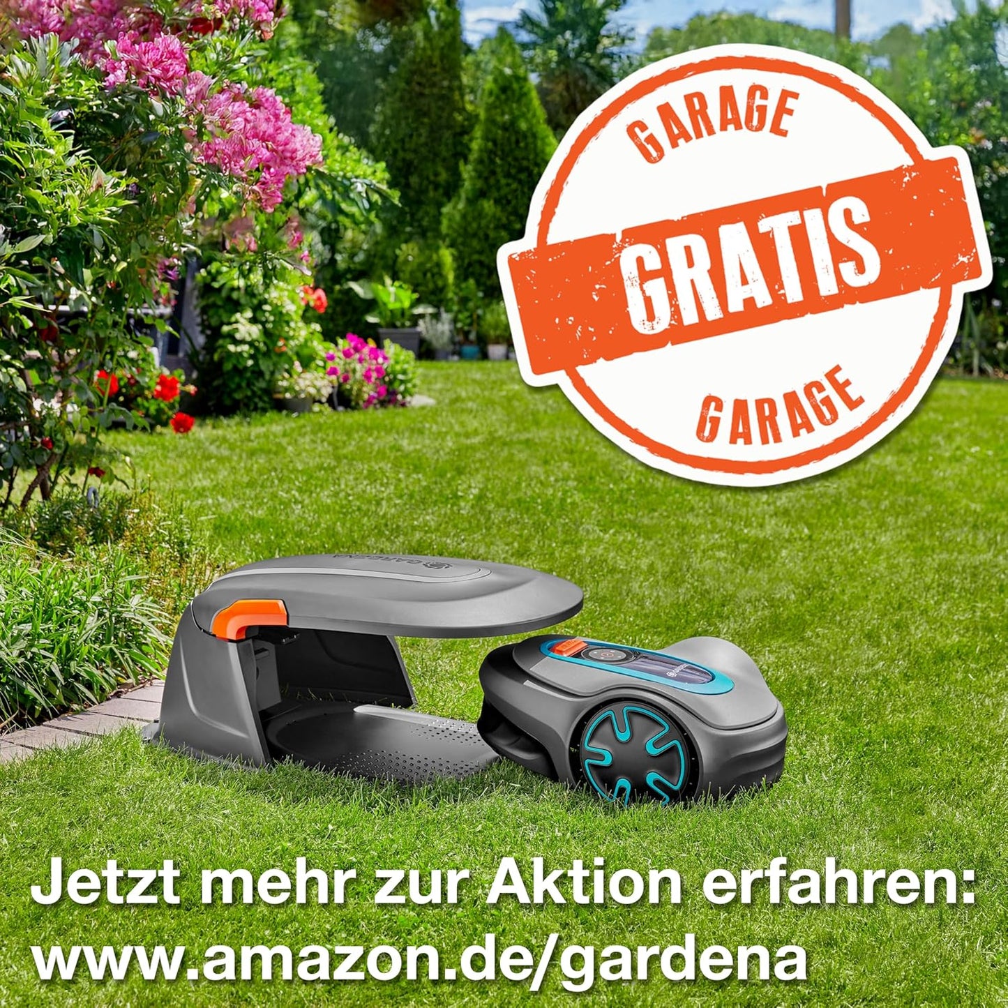 Gardena Sileno City Mähroboter bis 600 m², Mehrfarbig
